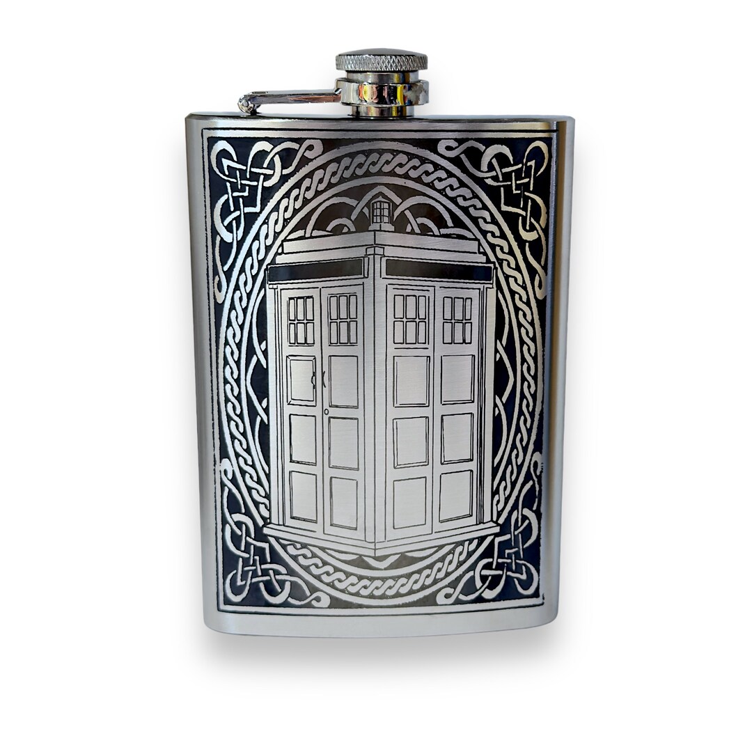 8oz BLACK It's Scrumdidilyumptious Flask 8oz BLACK It's Scrumdidilyumptious Flask
